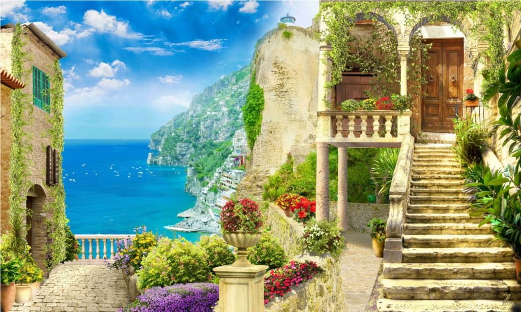 Designer Digital Fresco Wallpaper of Italy’s mansion